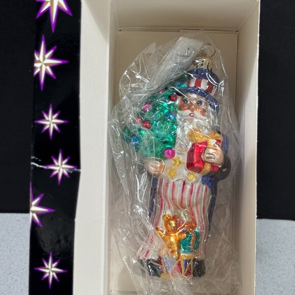 Christopher Radko YANKEE DOODLE DANDEE Ornament 99-004-QVC SANTA - Picture 2 of 6